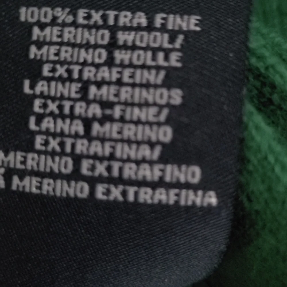 Gant Vibrant Green Merino Wool Scarf NWT